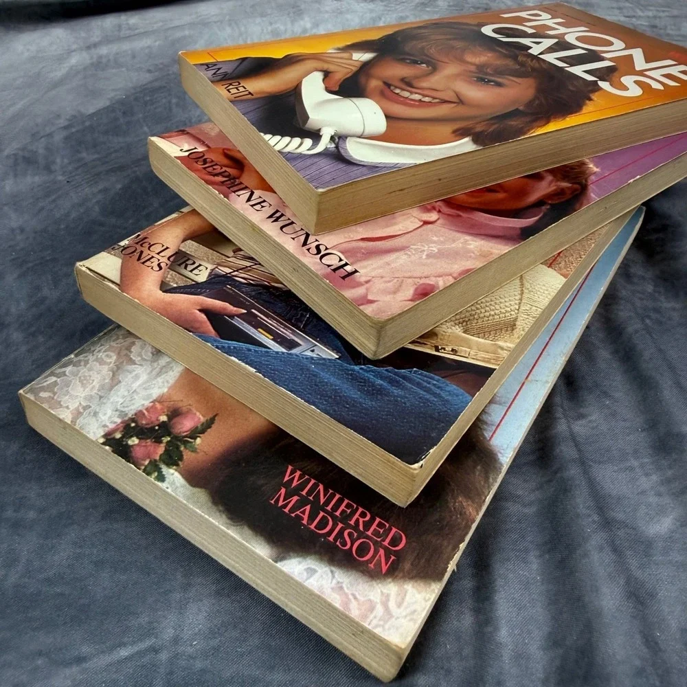 Vintage Wildfire Romances Vol IV Box Set Scholastic YA Book 1983 4 Paperback Lot